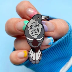 2 For Joy Enamel Pin^Erstwilder Sale