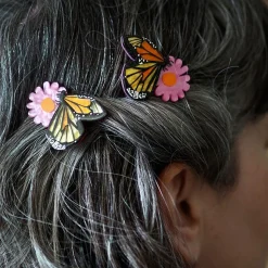 A Butterfly Named Flutter Hair Clips Set - 2 Piece^Erstwilder Best