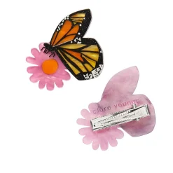 A Butterfly Named Flutter Hair Clips Set - 2 Piece^Erstwilder Best