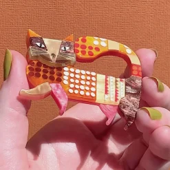 A Cat Named Purr Brooch^Erstwilder Best