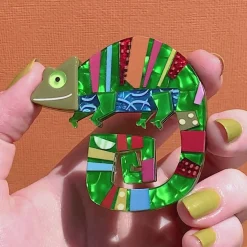 A Chameleon Named Pop Brooch^Erstwilder Best