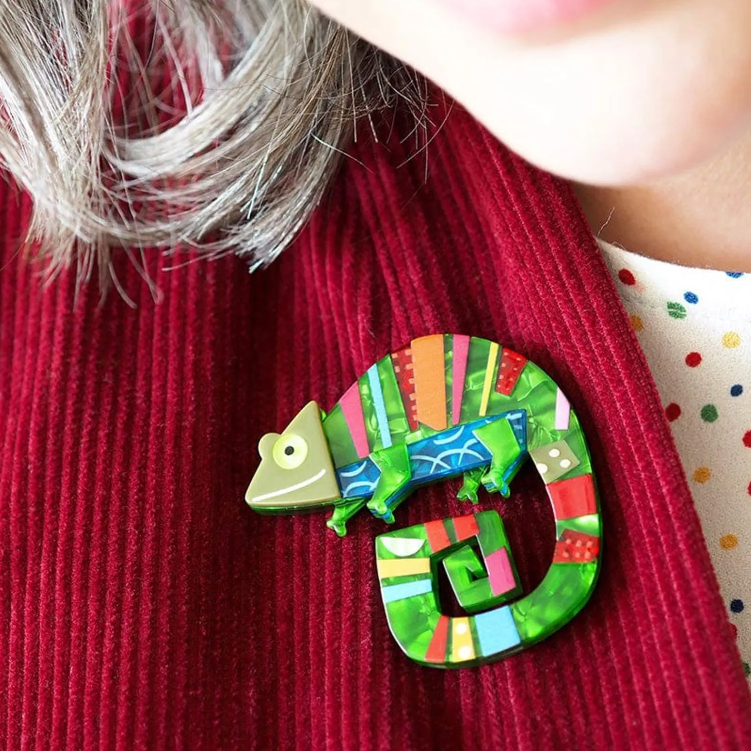 A Chameleon Named Pop Brooch^Erstwilder Best