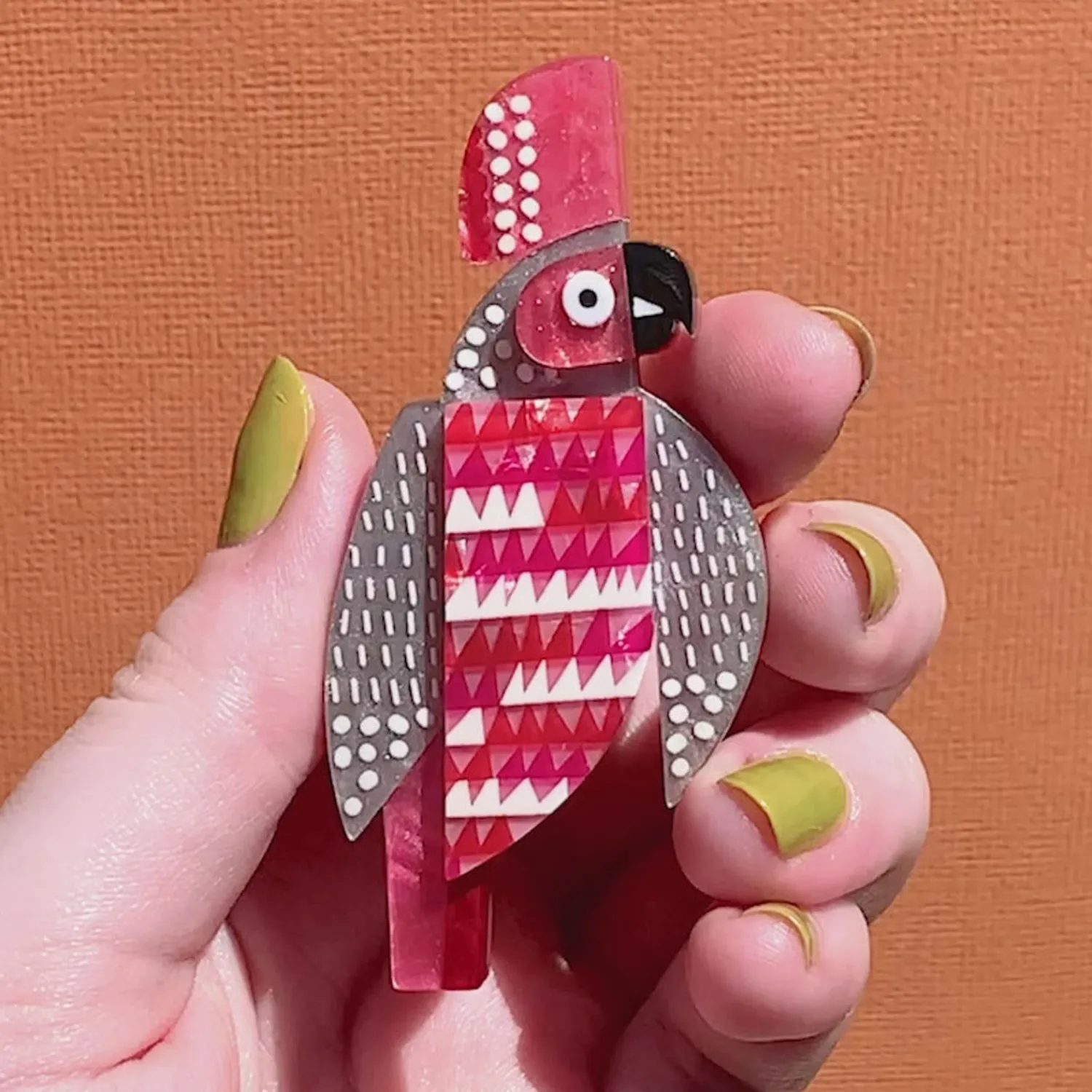 A Cockatoo Named Squawk Brooch^Erstwilder