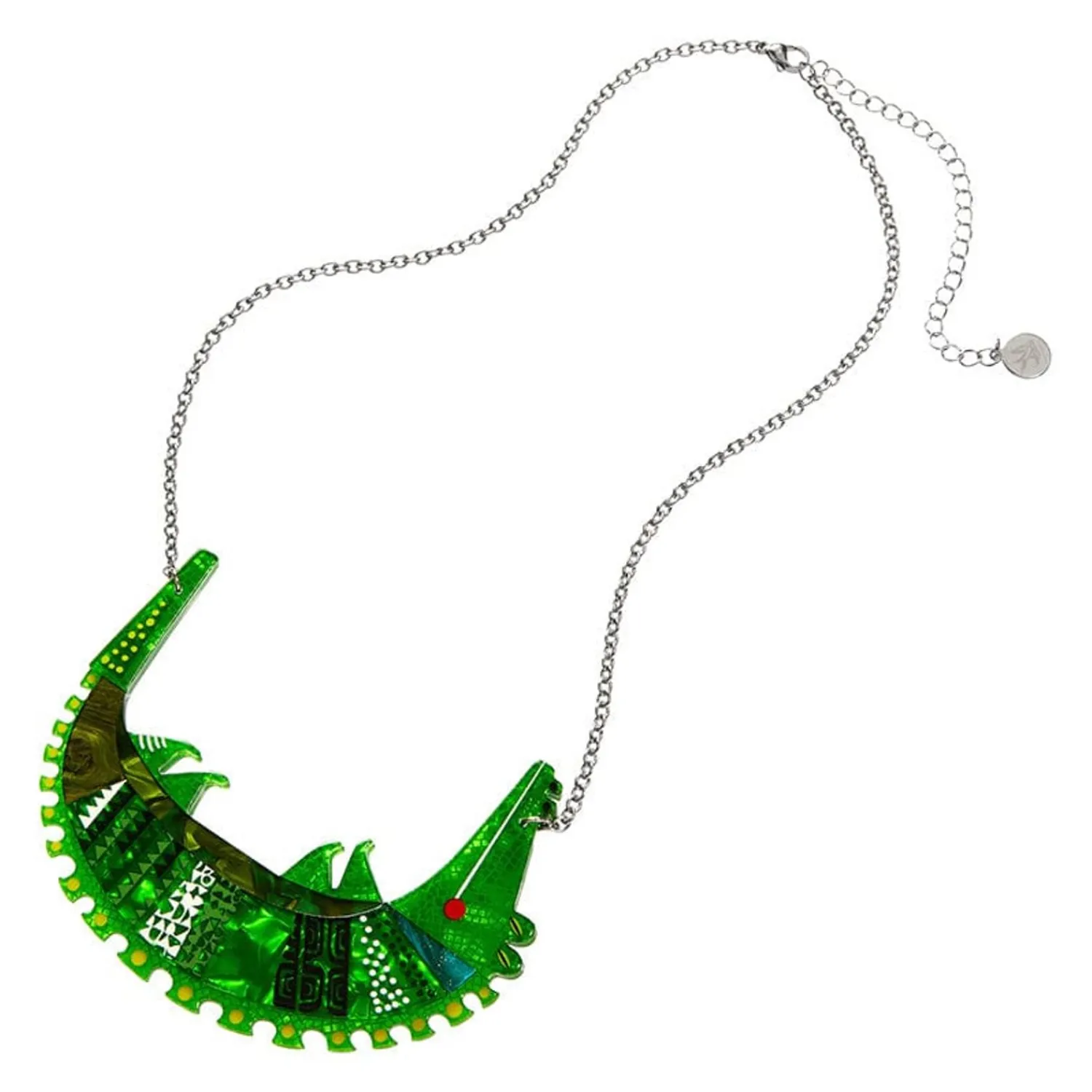 A Crocodile Named Growl Necklace^Erstwilder New