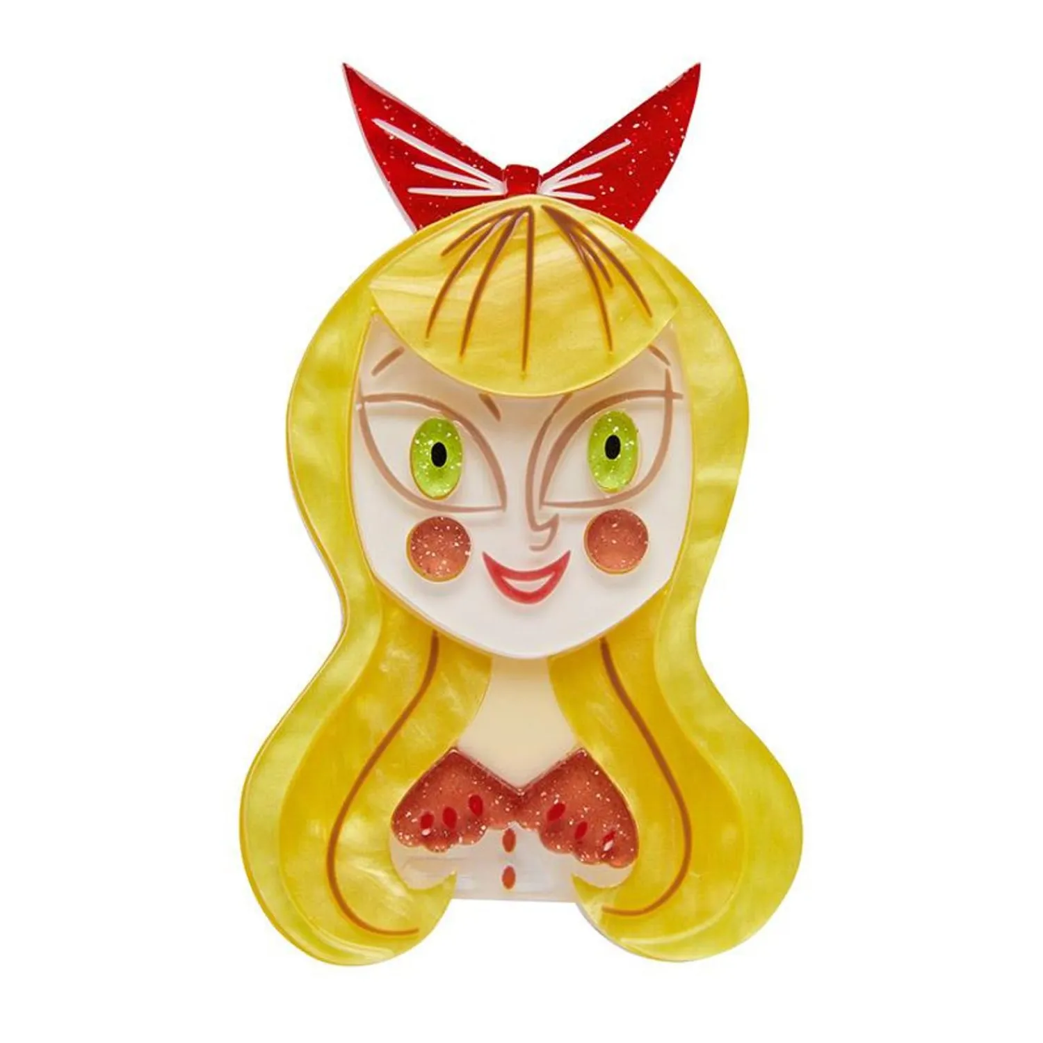 A Curiouser & Curiouser Alice Brooch^Erstwilder Clearance