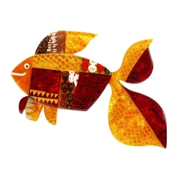 A Goldfish Named Silence Brooch^Erstwilder New