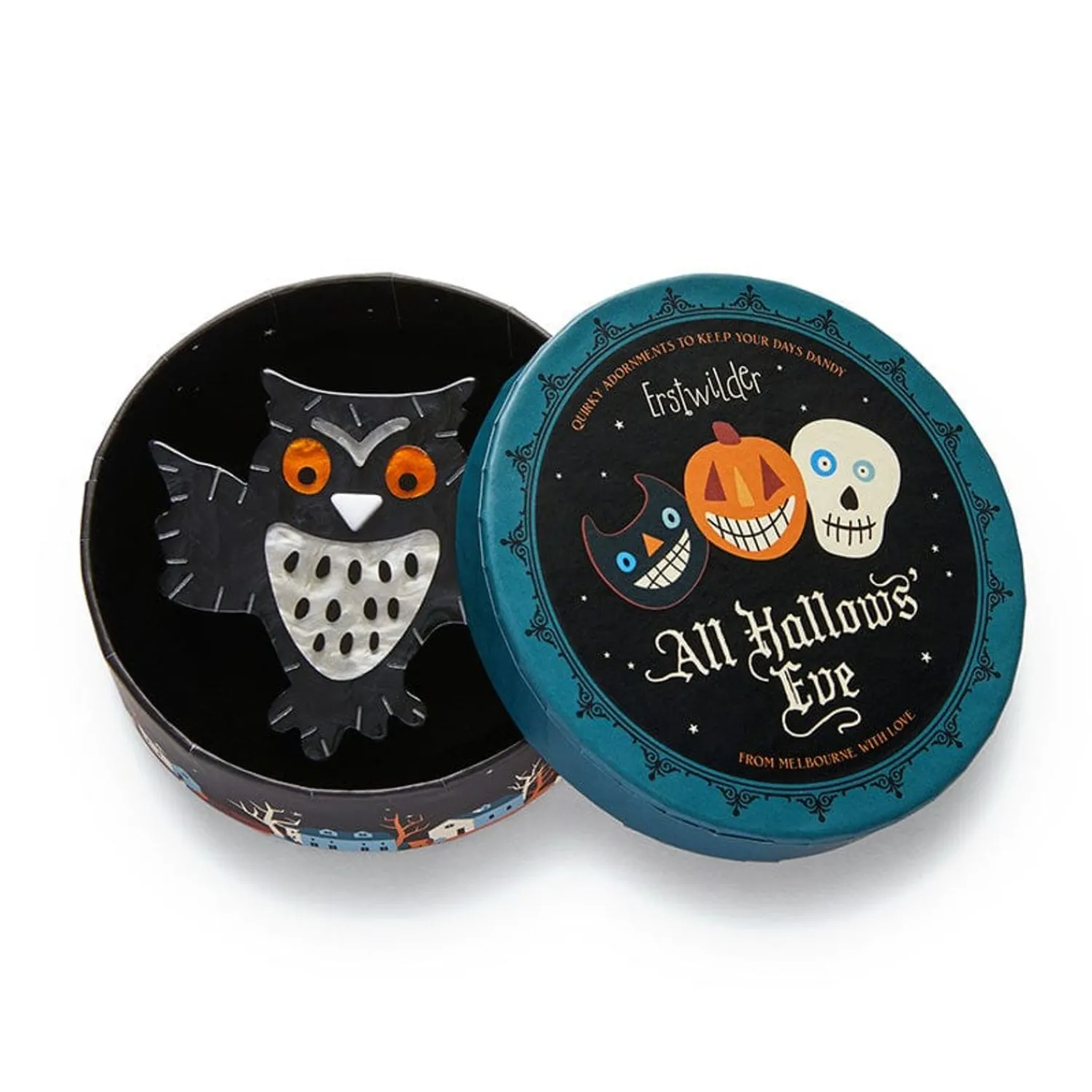 A Halloween Hoot Brooch^Erstwilder New