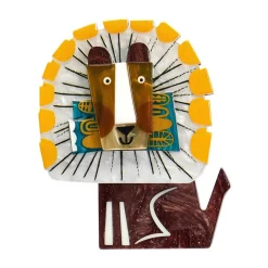 A Lion Named Roar Brooch^Erstwilder