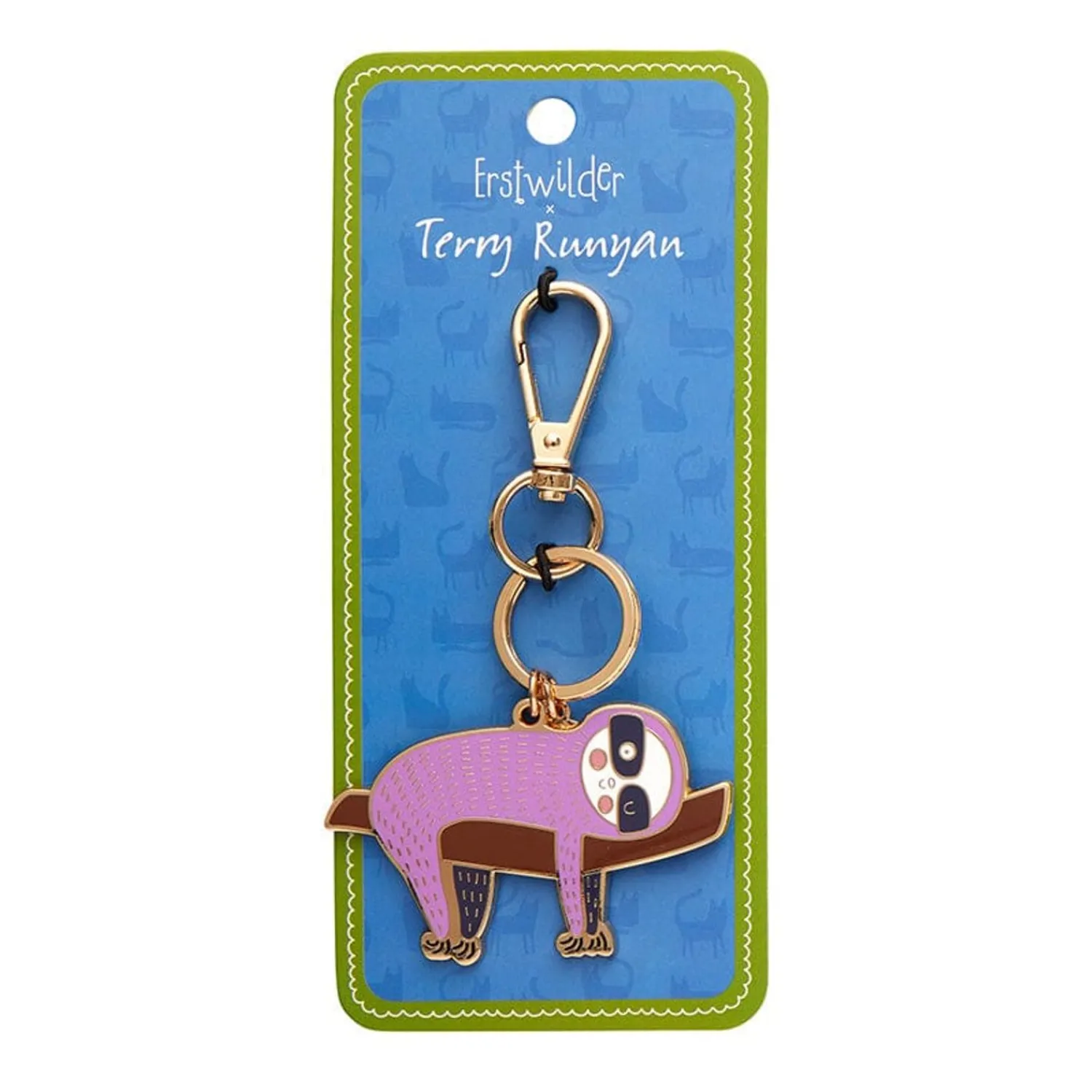 A Little Sluggish Enamel Key Ring^Erstwilder Outlet