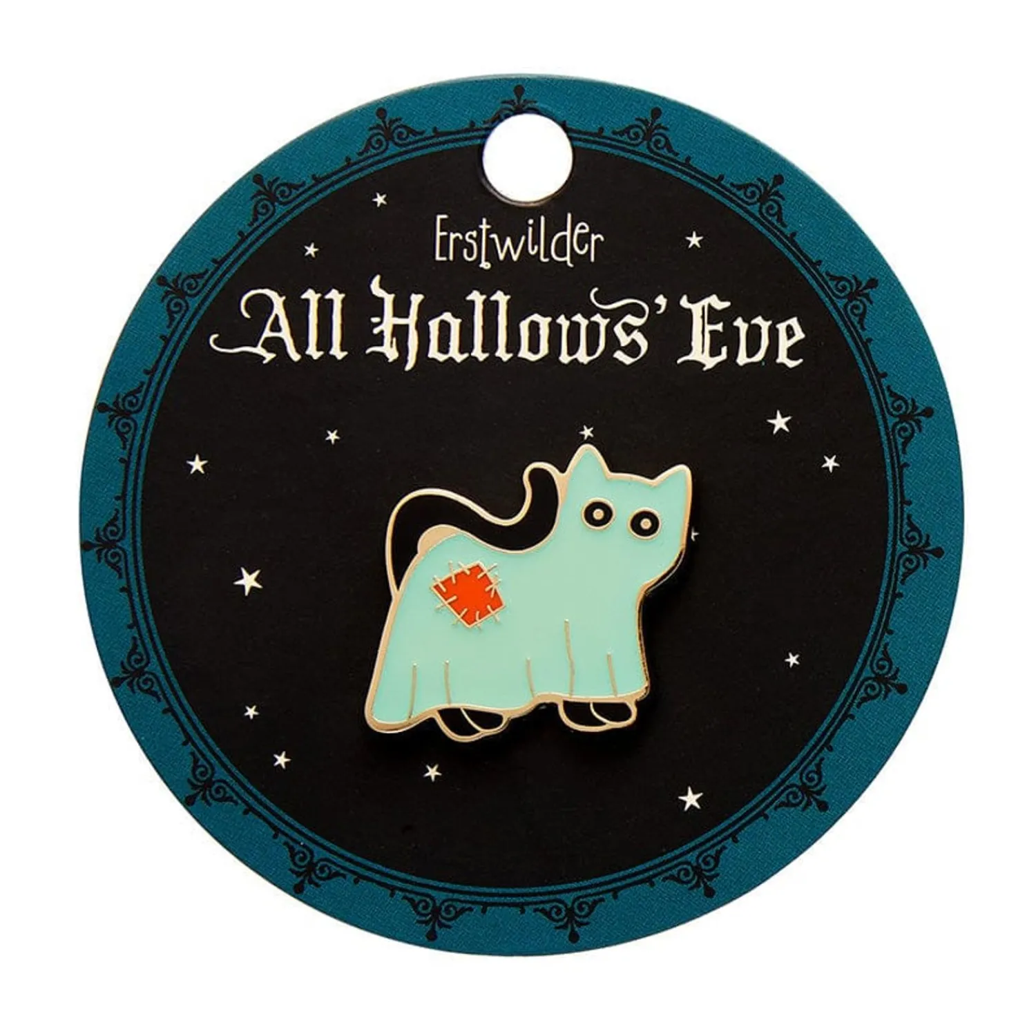 A Most Ghostly Kitty Enamel Pin^Erstwilder Outlet