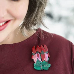 A Pleasing Desert Pea Brooch^Erstwilder Clearance