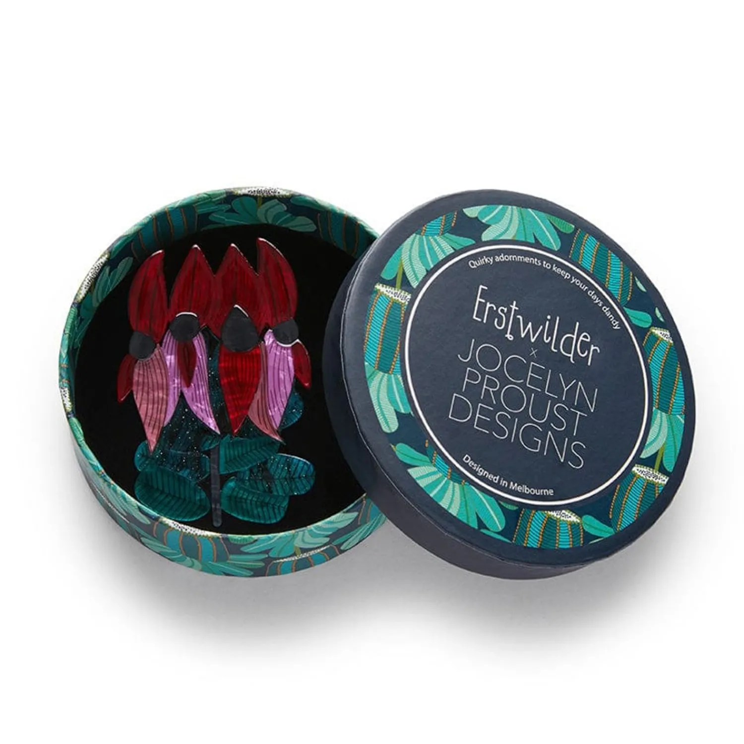 A Pleasing Desert Pea Brooch^Erstwilder Clearance
