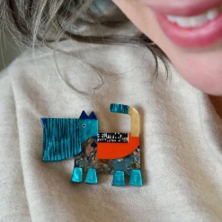 A Scottie Named Woof Brooch^Erstwilder Hot