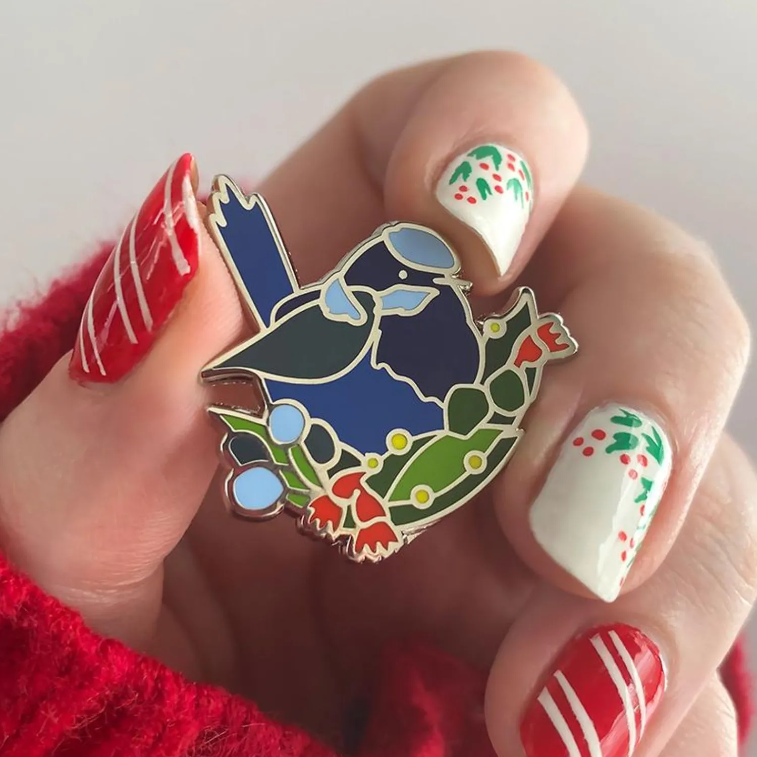 A Splendid Christmas Enamel Pin^Erstwilder Clearance