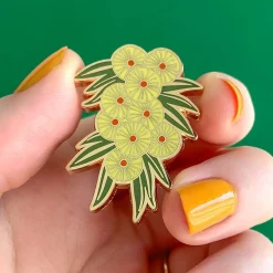 Acacia In Gold Enamel Pin^Erstwilder