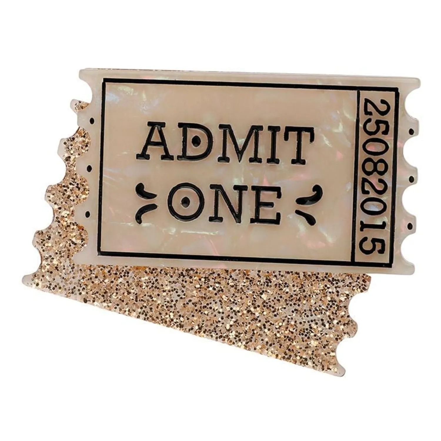 Admit One Ticket Brooch^Erstwilder Online