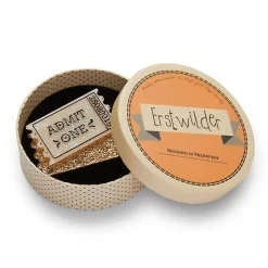 Admit One Ticket Brooch^Erstwilder Online