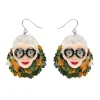 Adorned In Feathers Iris Drop Earrings^Erstwilder New
