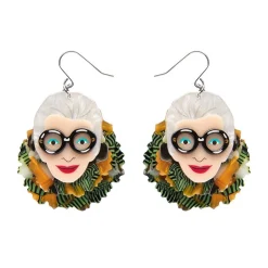 Adorned In Feathers Iris Drop Earrings^Erstwilder New