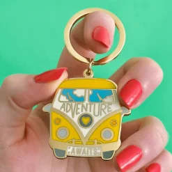 Adventure Awaits Enamel Key Charm^Erstwilder