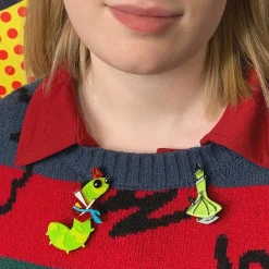 Advice From A Caterpillar Double Brooch^Erstwilder Hot