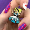 Alice Down The Rabbit Hole Enamel Pin^Erstwilder