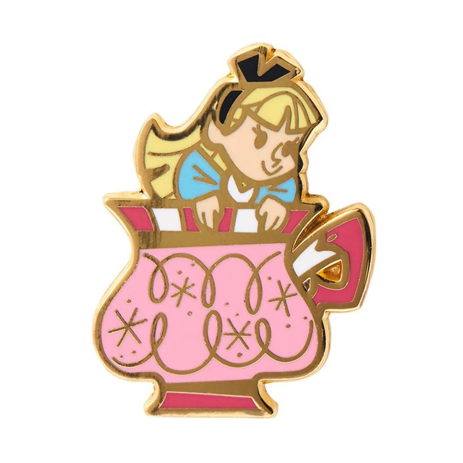 Always Tea Time, Alice Enamel Pin^Erstwilder