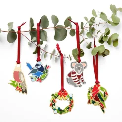 An Australian Christmas Ornament Pack - 5 Piece^Erstwilder Hot