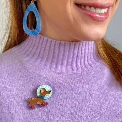 Apollo K9 Mini Brooch^Erstwilder Discount