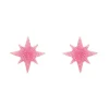 Atomic Star Glitter Stud Earring - Pink^Erstwilder Online