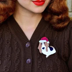 Barney'S First Christmas Brooch^Erstwilder Clearance