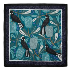 Bella The Black Cockatoo Square Scarf^Erstwilder Sale