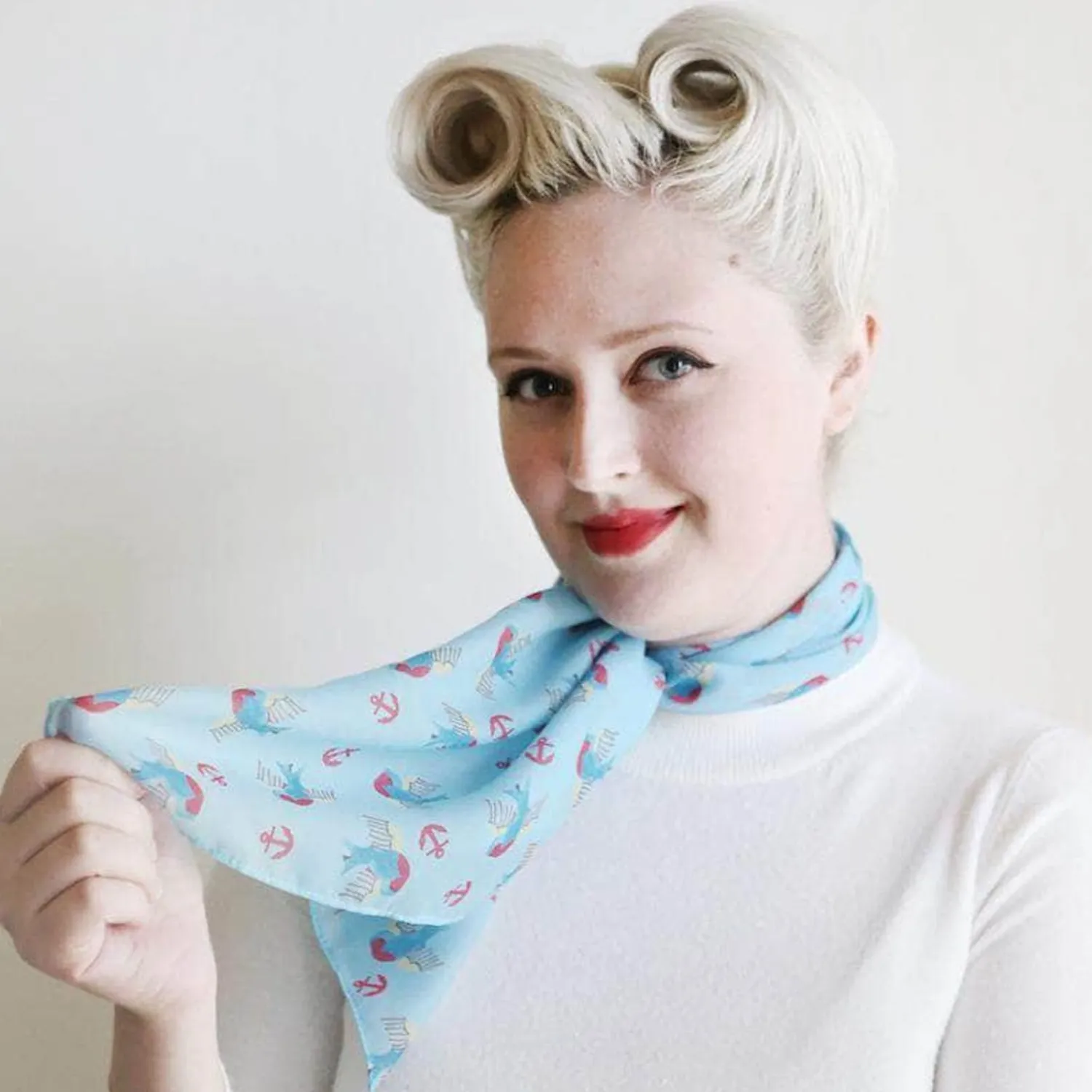 Betty Jo Sparrow Head Scarf^Erstwilder Online