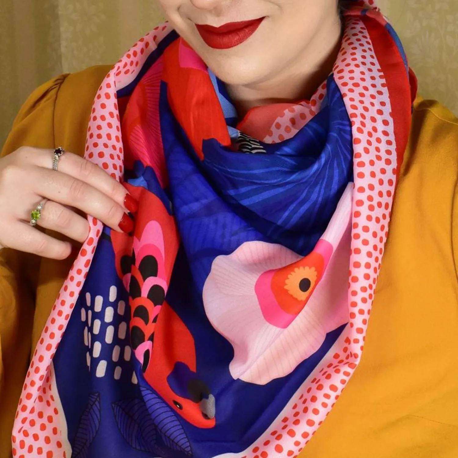 Bird Flock Square Scarf^Erstwilder Clearance