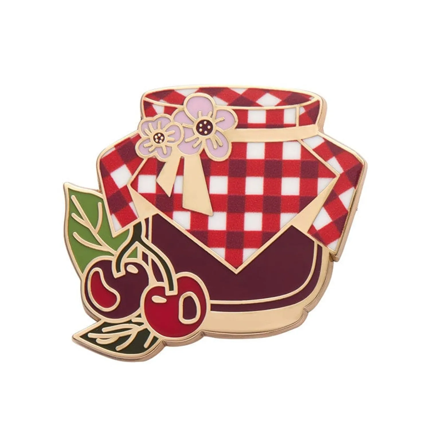 Black Cherry Bounce Enamel Pin^Erstwilder Outlet