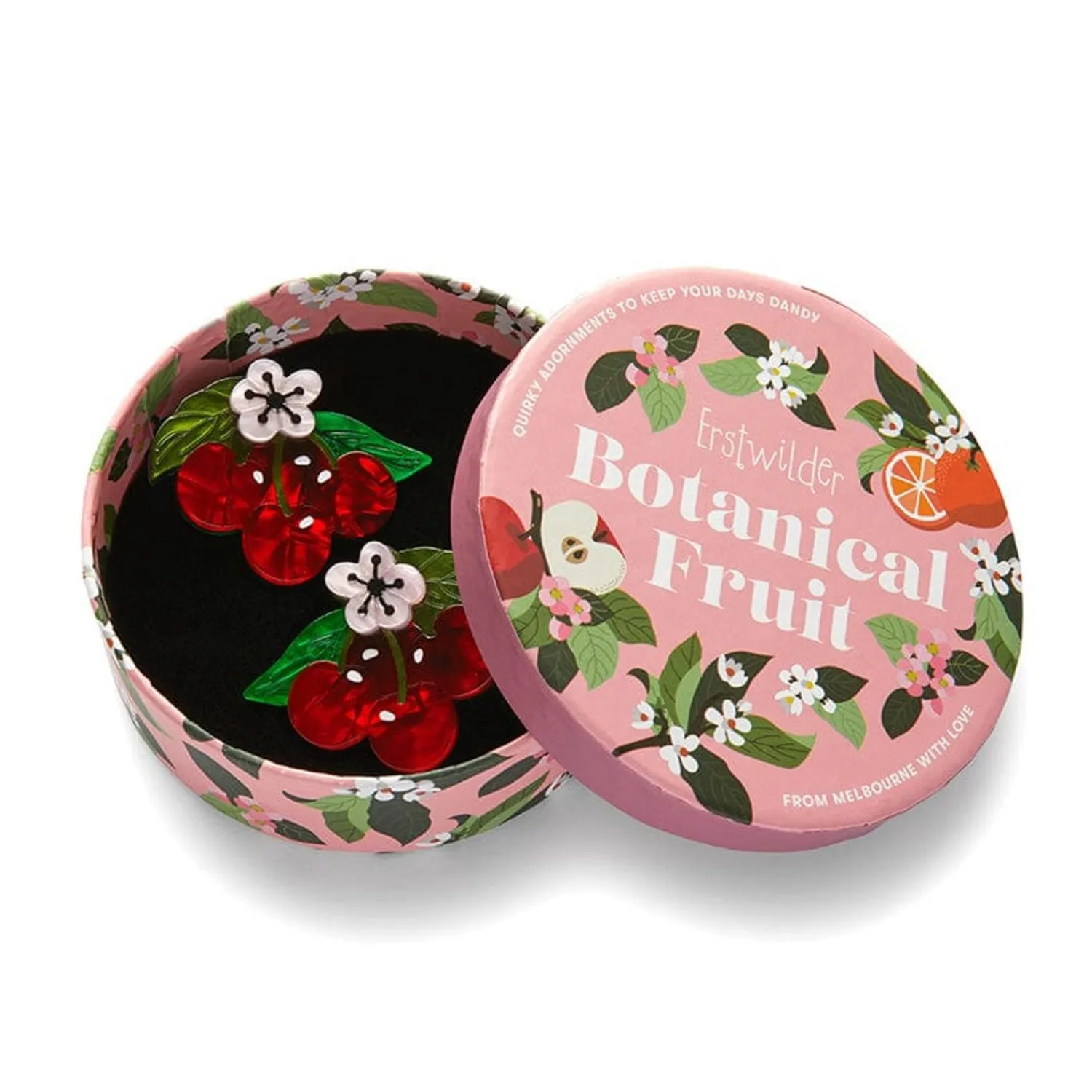 Blossoming Cherries Hair Clips Set - 2 Piece^Erstwilder Discount