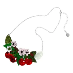 Blossoming Cherries Statement Necklace^Erstwilder Sale