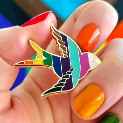 Bluebird Of Happiness For All Enamel Pin^Erstwilder Clearance