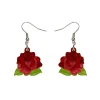 Budding Romance Rose Drop Earrings^Erstwilder Clearance
