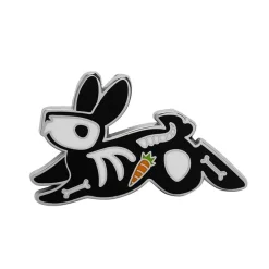 Bunny Bones Enamel Pin^Erstwilder