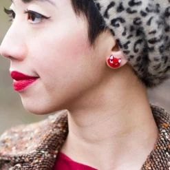 Carla Cat Earrings^Erstwilder Sale