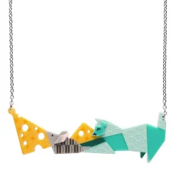 Cat And Mouse Necklace^Erstwilder Clearance