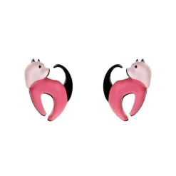 Cat Walk Stud Cat Earrings^Erstwilder Discount