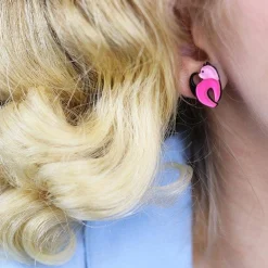 Cat Walk Stud Cat Earrings^Erstwilder Discount