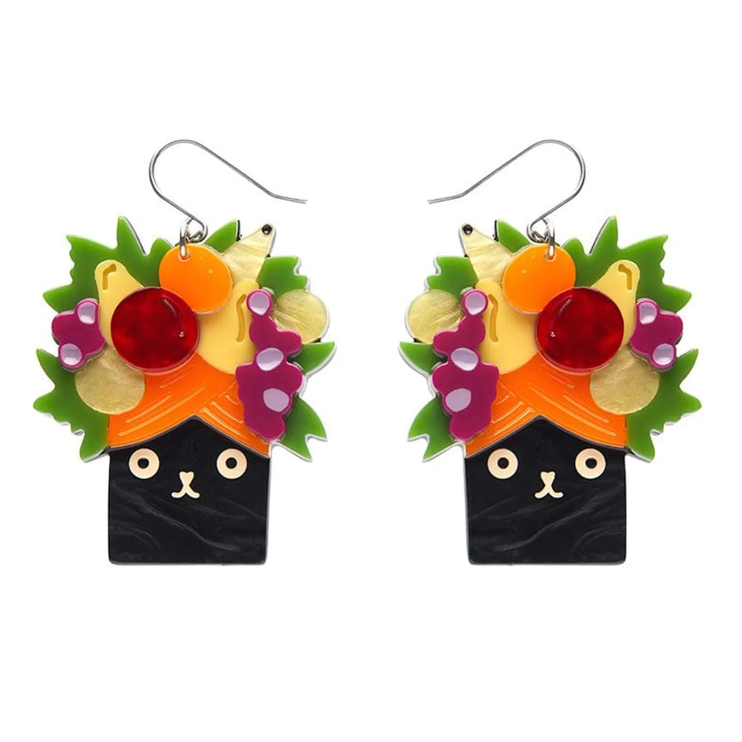 Catmen Miranda Drop Earrings^Erstwilder Clearance