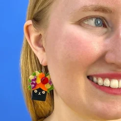 Catmen Miranda Drop Earrings^Erstwilder Clearance