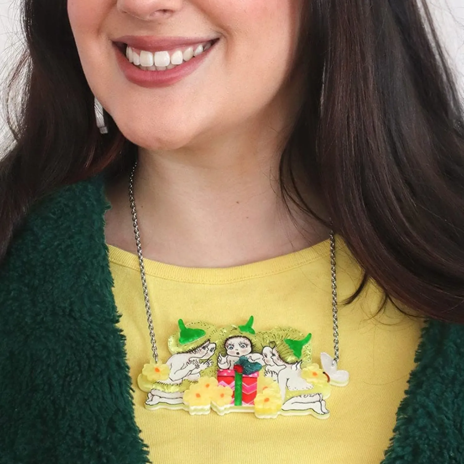 Christmas Morning Necklace^Erstwilder Clearance