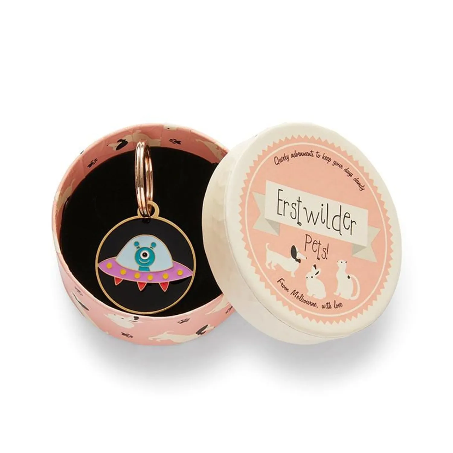 Close Encounter Enamel Pet Charm^Erstwilder Clearance