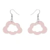 Cloud Glitter Resin Drop Earrings - Pink^Erstwilder Online