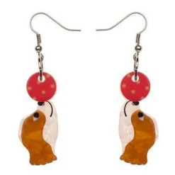 Coco The Clever Cavalier Earrings^Erstwilder New